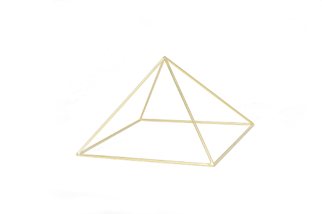 25cm copper pyramid